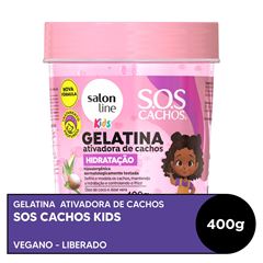 GELATINA SOS CACHOS KIDS HIDRATACAO SALON LINE 400G