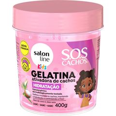 GELATINA SOS CACHOS KIDS HIDRATACAO SALON LINE 400G