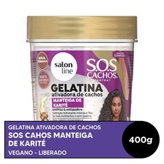 Gelatina Salon Line SOS Manteiga de Karité 400g