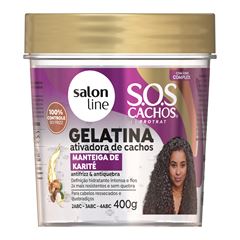 Gelatina Salon Line SOS Manteiga de Karité 400g