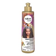 ATIVADOR DE CACHOS SOS CACHOS MANTEIGA DE KARITE SALON LINE 300ML