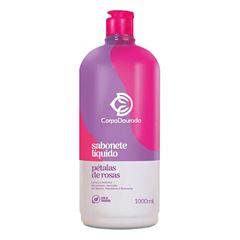 Sabonete Líquido Corporal Dourado Pétalas de Rosas 1L