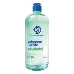 Sabonete Líquido Corporal Dourado Cristal Herbal 1L