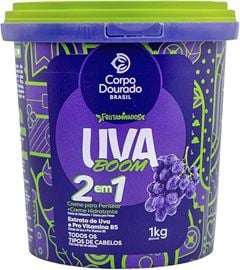 Creme De Tratamento Corpo Dourado Uva Boom 1kg