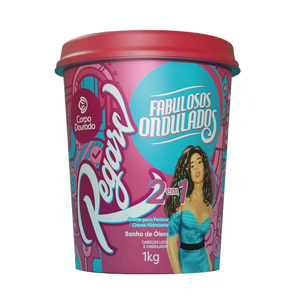 Creme de Tratamento Corporal Dourado Fabulosos Ondulados 1kg