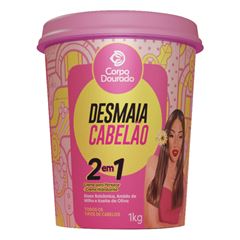 Creme de Tratamento Corporal Dourado Desmaia Cabelão 1kg