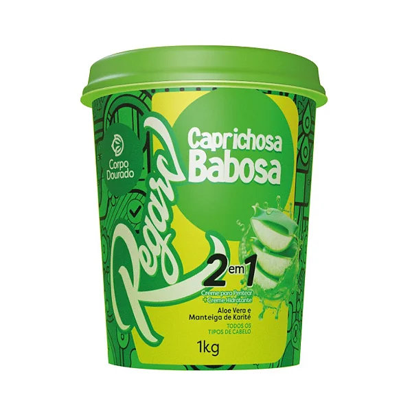 Creme de Tratamento Corporal Dourado Caprichosa Babosa 1kg