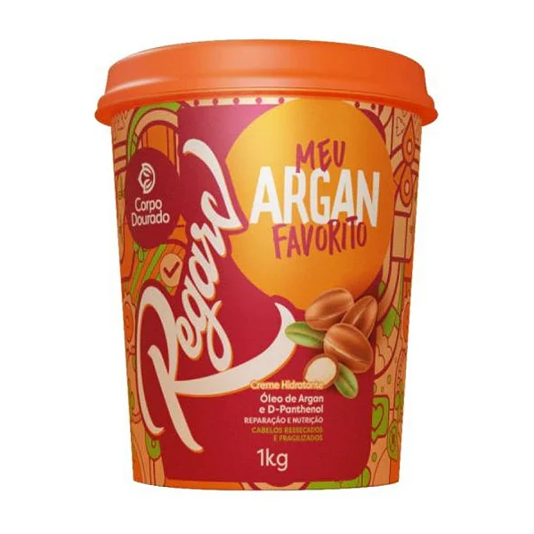 Creme de Tratamento Corporal Dourado Meu Argan Favorito 1kg