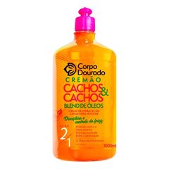 Creme para Pentear Corporal Dourado C&C Blend de Óleos 1L