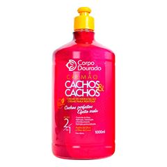 Creme para Pentear Corporal Dourado C&C Efeito Mola 1L