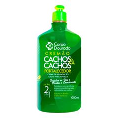 Creme para Pentear Corporal Dourado C&C Fortalecedor 1L