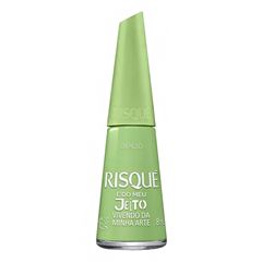 Esmalte Verde Risqué Vivendo Da Minha Arte Cremoso 8ml
