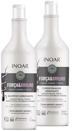 Kit Shampoo + Condicionador Inoar Força e Brilho 800ml