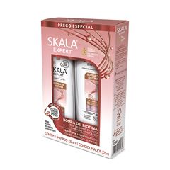 Shampoo + Condicionador Skala Bomba de Biotina Kit