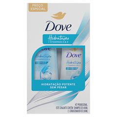 Shampoo + Condicionador Dove Hidratac?o com Vitaminas A e E 400ml/200ml