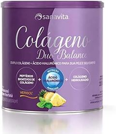 Colágeno Duo Balance + Ácido Hialurônico Abacaxi/Hortelã