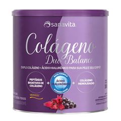 Colágeno Duo Balance + Ácido Hialurônico Hibisco/Framboesa Roxa