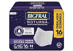 Roupa Íntima Descartável BigFral Noturna G/XG 16 unidades