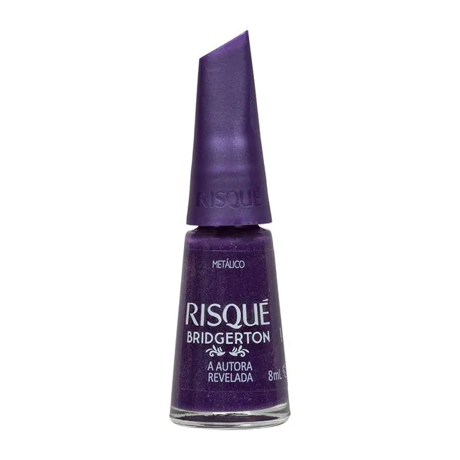 Esmalte Risqué Metálico A Autora Revelada (solto)