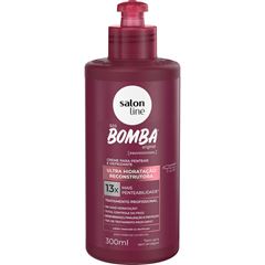 CREME PARA PENTEAR SOS BOMBA ULTRA HIDRATACAO RECONSTRUTORA SALON LINE 300ML