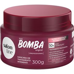 MASCARA SOS BOMBA ULTRA HIDRATACAO RECONSTRUTORA SALON LINE 300G