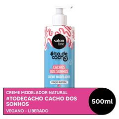 CREME MODELADOR TODECACHO CACHO DOS SONHOS FIXACAO NATURAL SALON LINE 500ML