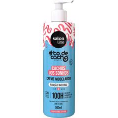 CREME MODELADOR TODECACHO CACHO DOS SONHOS FIXACAO NATURAL SALON LINE 500ML