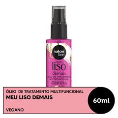 OLEO DE TRATAMENTO MEU LISO DEMAIS MULTIFUNCIONAL SALON LINE 60ML