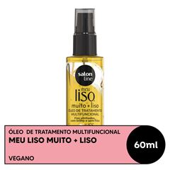 OLEO DE TRATAMENTO MUITO MAIS LISO MULTIFUNCIONAL SALON LINE 60ML