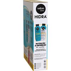 KIT SHAMPOO E CONDICIONADOR SALON LINE HIDRA NUTRIÇAO E DEFINIÇAO 300ML