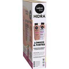 KIT SHAMPOO + CONDICIONADOR HIDRA LONGOS E FORTES 300ML