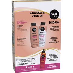 KIT SHAMPOO + CONDICIONADOR HIDRA LONGOS E FORTES 300ML