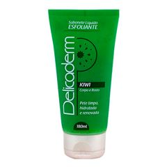 Sabonete Líquido Delicaderm Esfoliante Kiwi 180ml