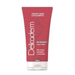 Sabonete Líquido Delicaderm Esfoliante Morango 180ml