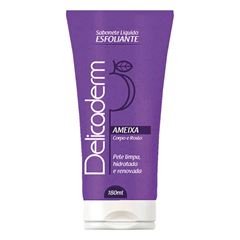 Sabonete Líquido Delicaderm Esfoliante Ameixa 180ml