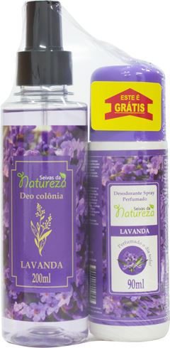 Kit Deodorante Colonia Seivas Da Natura Lavanda + Spray