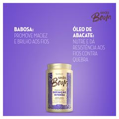 Creme para Pentear Seda Boom Definição Intensa 1kg