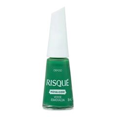 Esmalte Risqué Cremoso Verde Esmeralda 8ml - Solto