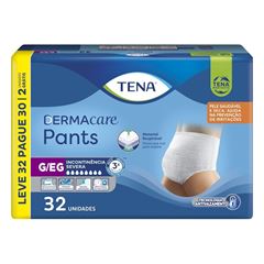 Roupa Íntima Descartável Tena Pants Derma G/EG com 32 Unidades