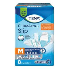 FRALDA DESCARTAVEL TENA DERMACARE M LEVE 8 PAGUE 7