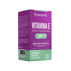 Vitamina E Sanavita Pote com 30 Cápsulas