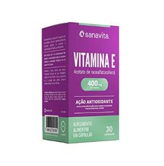 Vitamina E Sanavita Pote com 30 Cápsulas