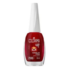 Esmalte Colorama Divertidamente Vermelho Fúria Encartelado