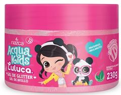 Gel Glitter Infantil Acqua Kids Luluca Todo Tipo de Cabelo