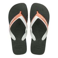 Sandália Havaianas Dual Verde Oliva/Branco 43/44