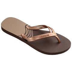 Sandália Havaianas Elegance Print Café 33/34