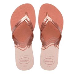 Sandália Havaianas Elegance Print Rosa Clay 39/40