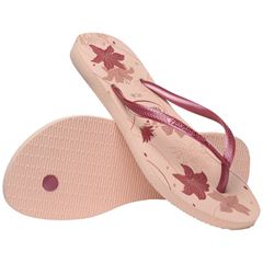 Sandália Havaianas Slim Orgânica Rosa/Rosa Gold 33/34