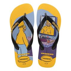 Sandália Havaianas Simpsons Amarelo Pop 37/38