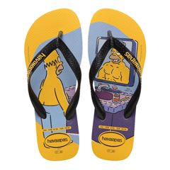 Sandália Havaianas Simpsons Amarelo Pop 41/42